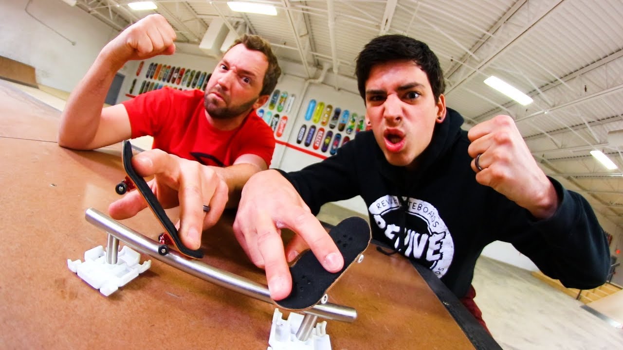 GAME OF FINGERBOARD S.K.A.T.E. - Sam Tabor vs. Andy Schrock