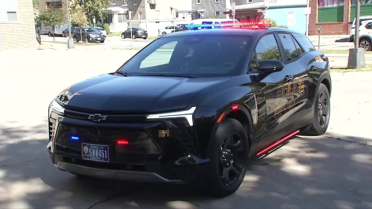 Iowa City unveils first fully electric patrol vehicle