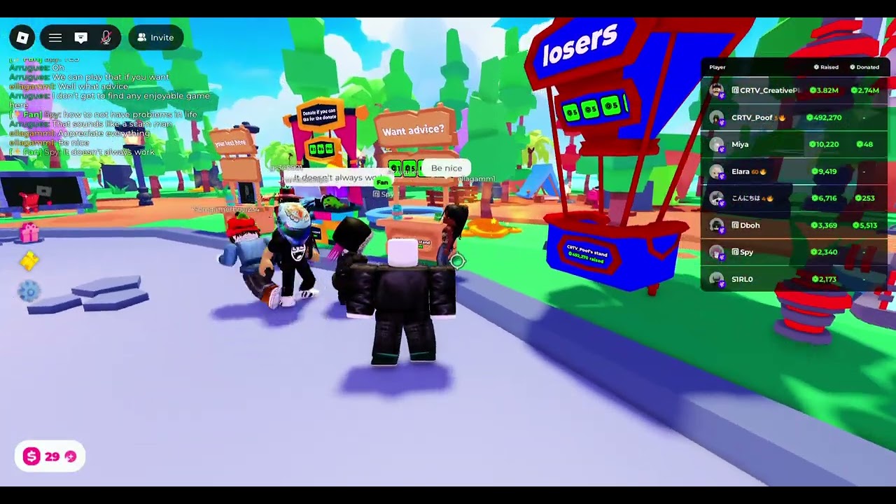 Roblox: Please Donate // Second time playing