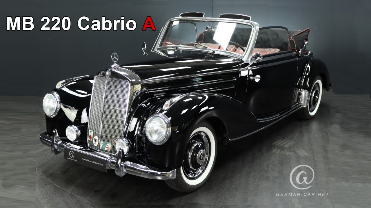 Mercedes-Benz 220 Cabrio A W187 - Dornröschen mit Rundungen