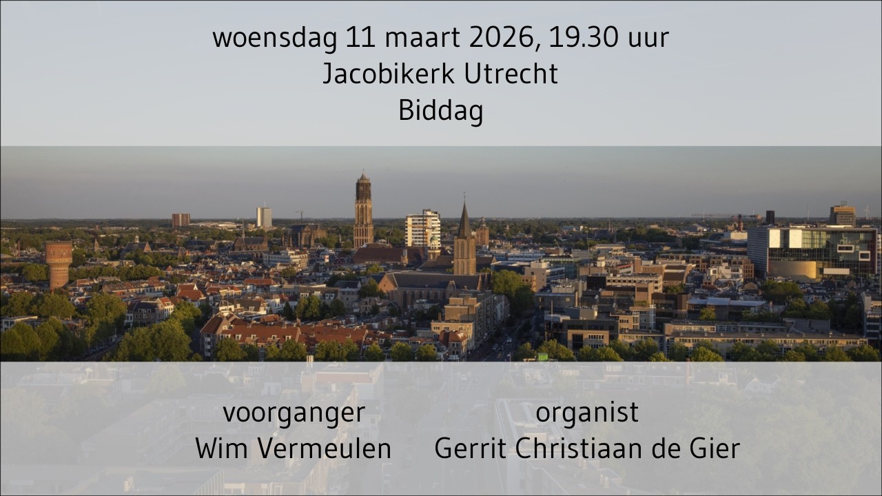 Biddag | 11 maart 2026 | live kerkdienst 19.30 uur