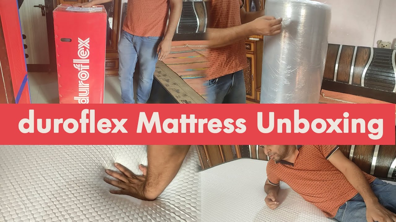 Duroflex LiveIn Pressure Relieving Memory Foam Mattress | Unboxing & Review