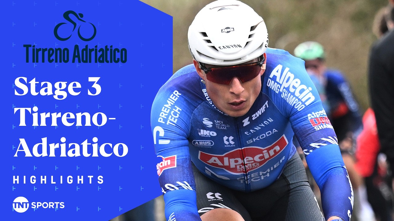 WONDERFUL PERFORMANCE 🤩 | Men's Elite Stage 3 Tirreno-Adriatico 2026 Highlights | TNT Sports Cycling