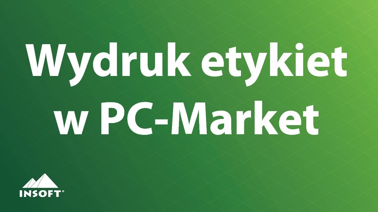 Projektowanie i wydruk etykiet w PC-Market