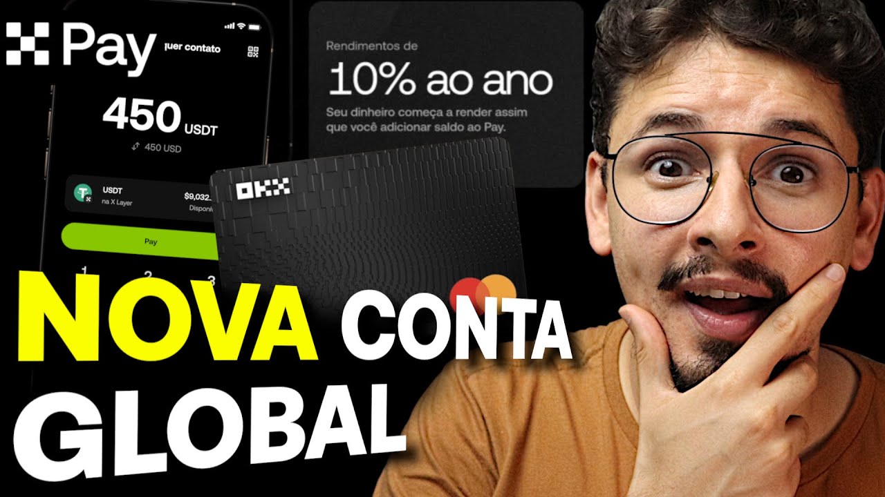 OKX Pay: Conta Global e Cart&atilde;o Cripto com Taxa Zero e Sem IOF!