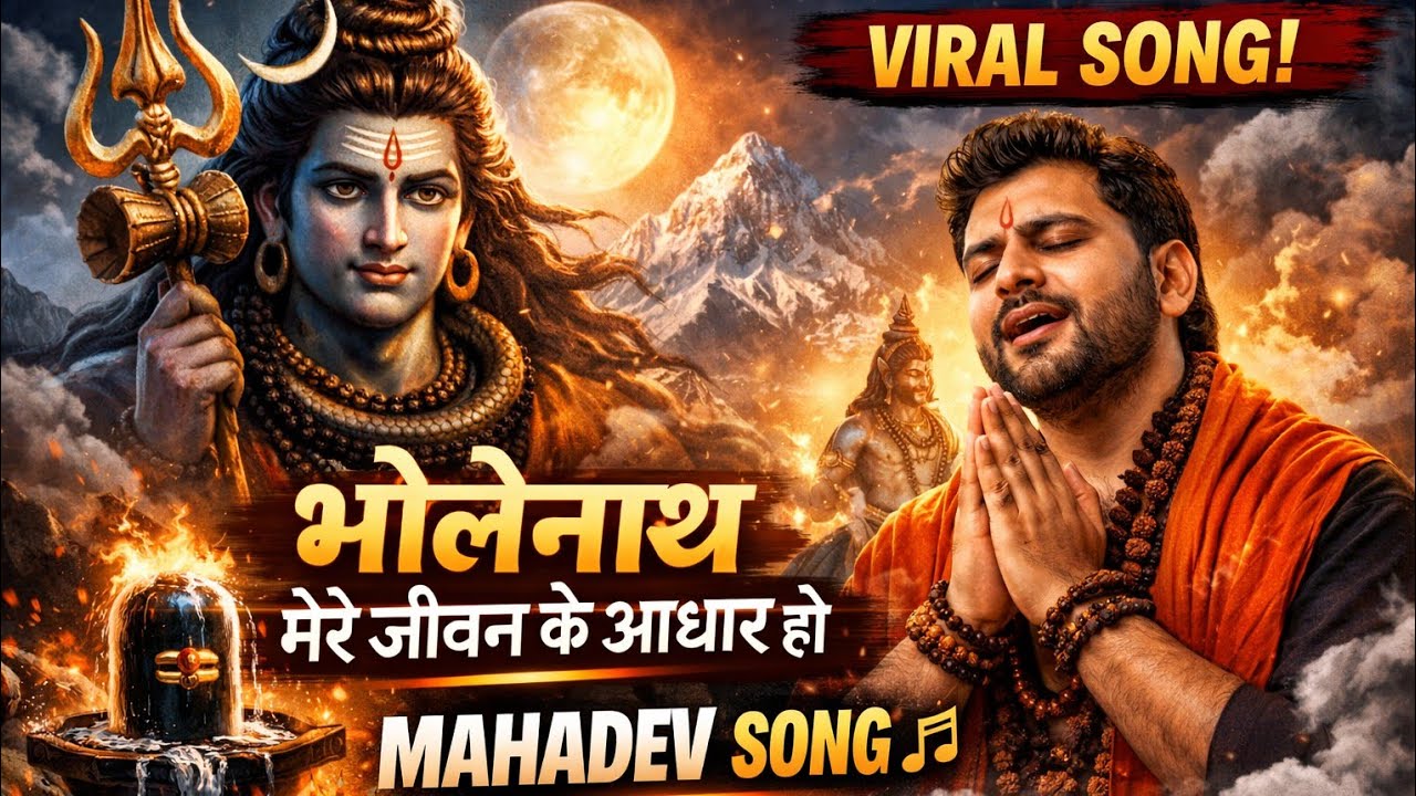 भोलेनाथ मेरे जीवन के आधार हो 🤗💖 | Mahadev Song | Bhakti Song | ॐ नमः शिवाय 🔱 | #mahadev #viral #shiv