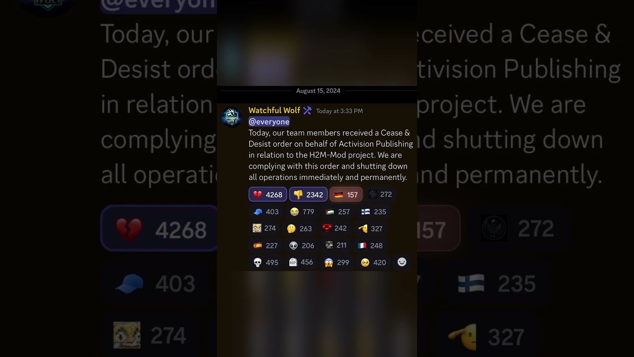 RIP H2M MOD, F*CK YOU ACTIVISION #h2m #modernwarfare2 #activision