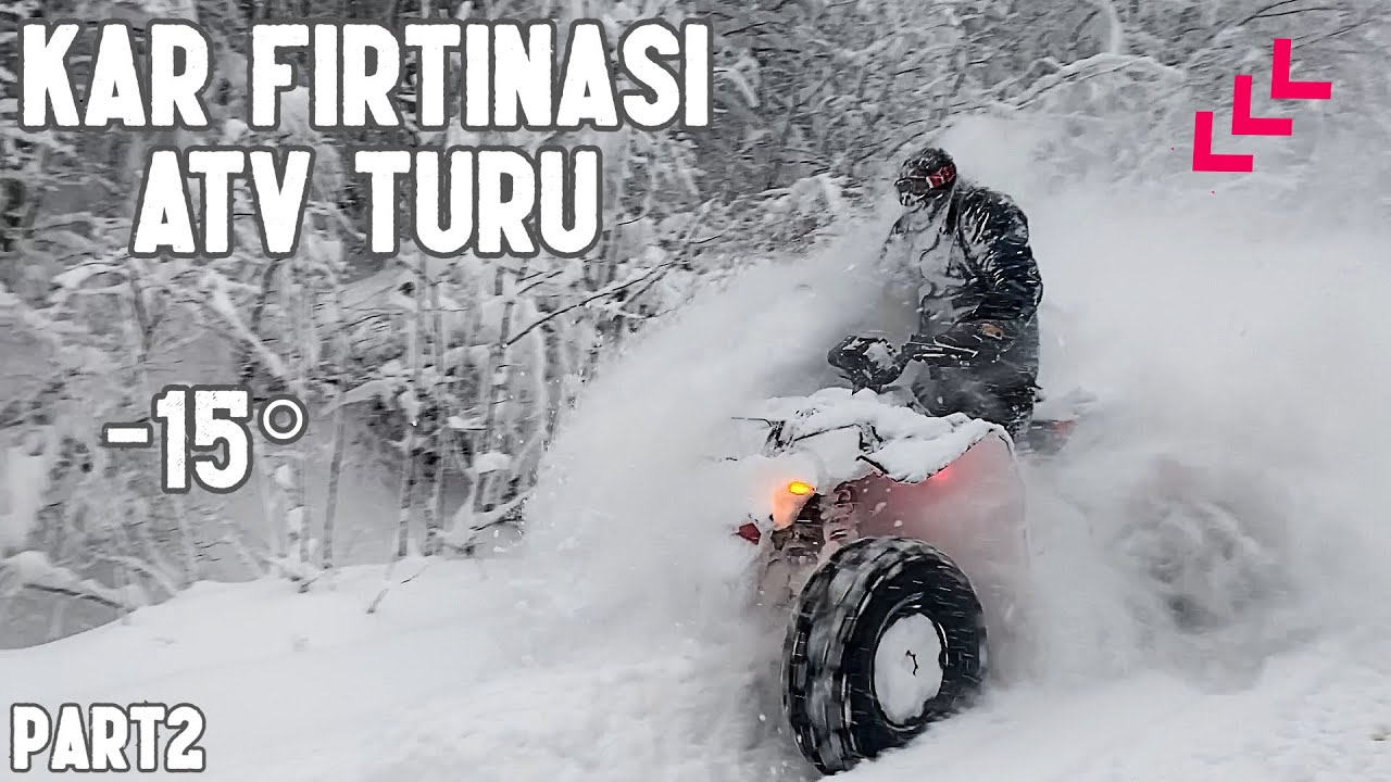 DAHA NE KADAR ÇIKABİLİRİZ BİLMİYORUM - ATV KAR FIRTINASI TURU -15 DE 4X4 SAKARYA ATV MOTOR OFF ROAD