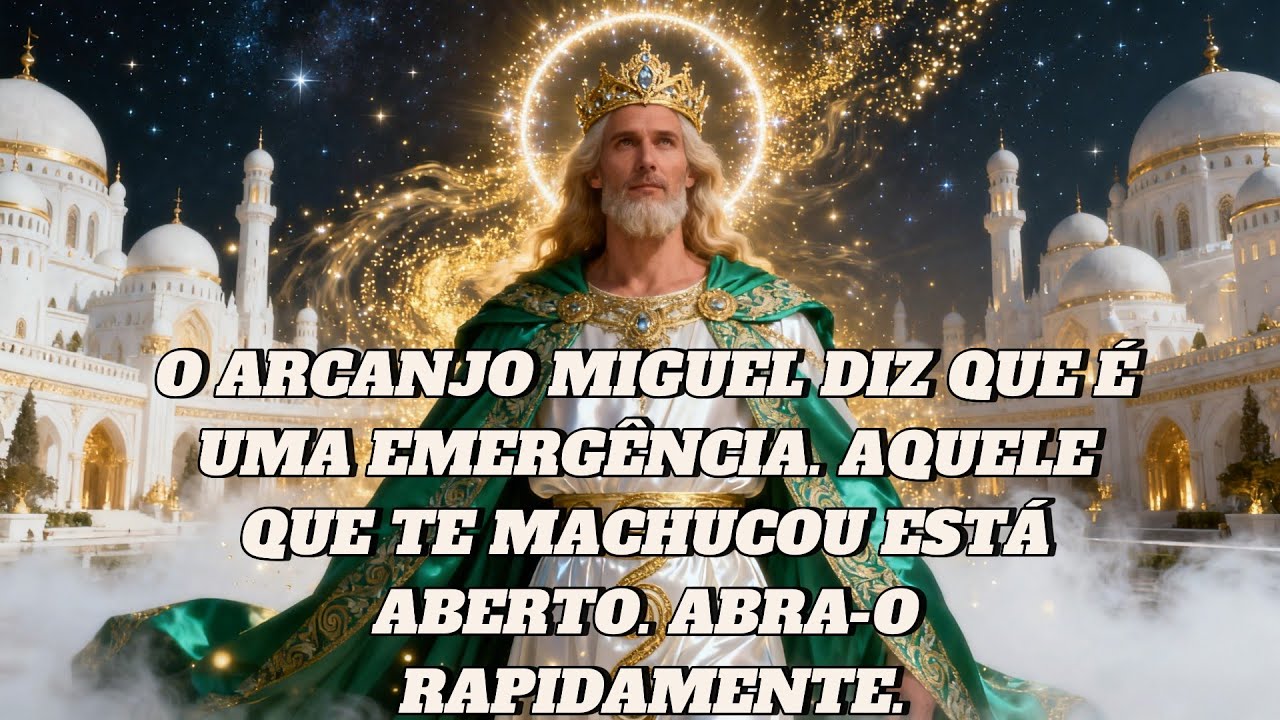 O ARCANJO MIGUEL DIZ QUE É UMA EMERGÊNCIA  AQUELE QUE TE MACHUCOU ESTÁ ABERTO  ABRA O RAPIDAMENTE