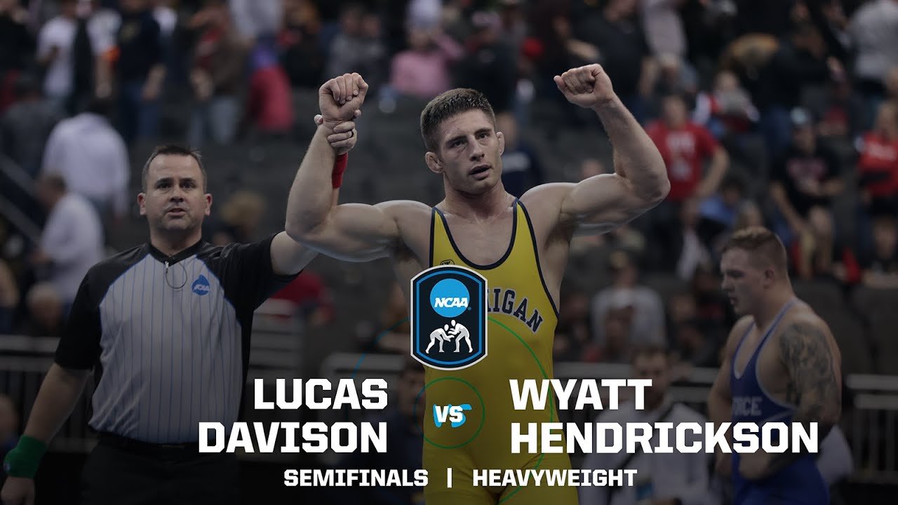 Lucas Davison v. Wyatt Hendrickson: 2024 NCAA wrestling semifinals (heavyweight)
