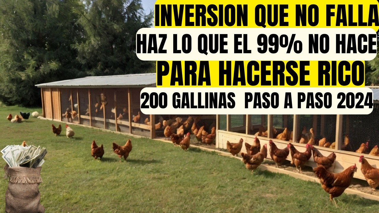 como iniciar un proyecto de gallinas ponedoras y ganar dinero paso a paso