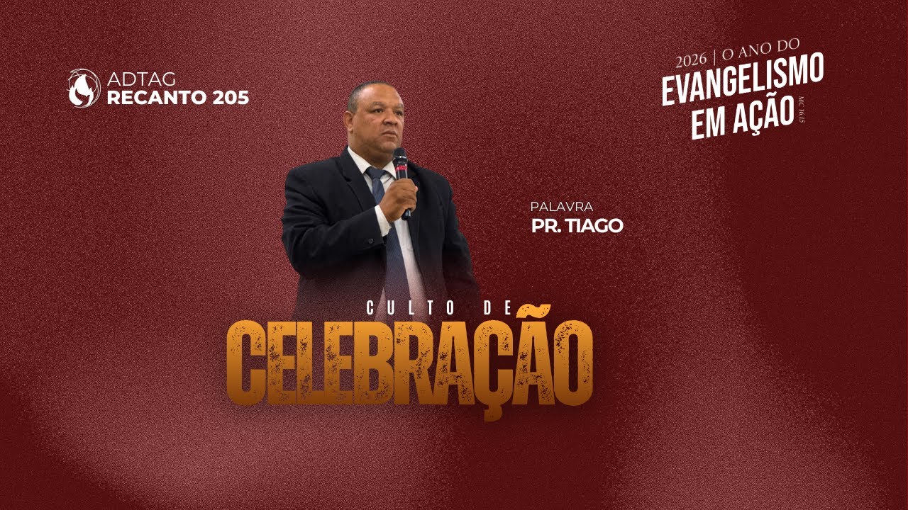 Culto de Celebração  | ADTAG Recanto | 18/01/2026