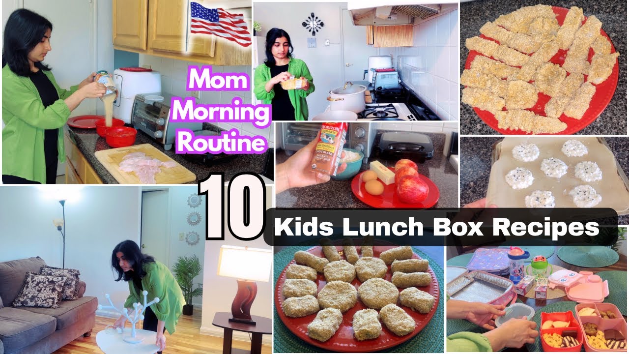 Lunchbox  Healthy Recipes hacks for Busy Moms | Dialy Morning Routine of a Housewife in America 🇺🇸 