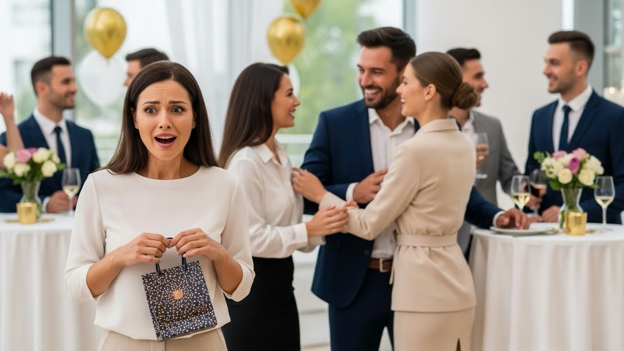 Fui a hacerle una sorpresa a mi esposo en la fiesta de su empresa, cuando una compañera de trabajo…