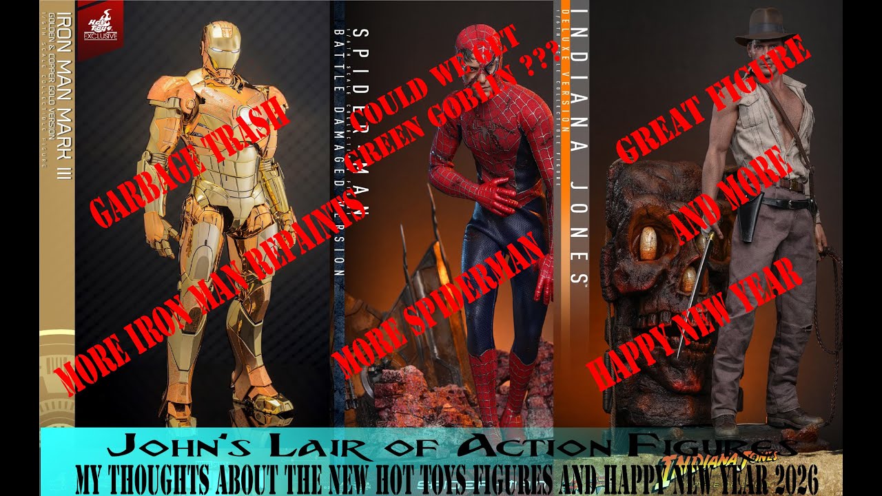 My thoughts about the new Hot Toys figures and Happy New Year 2026