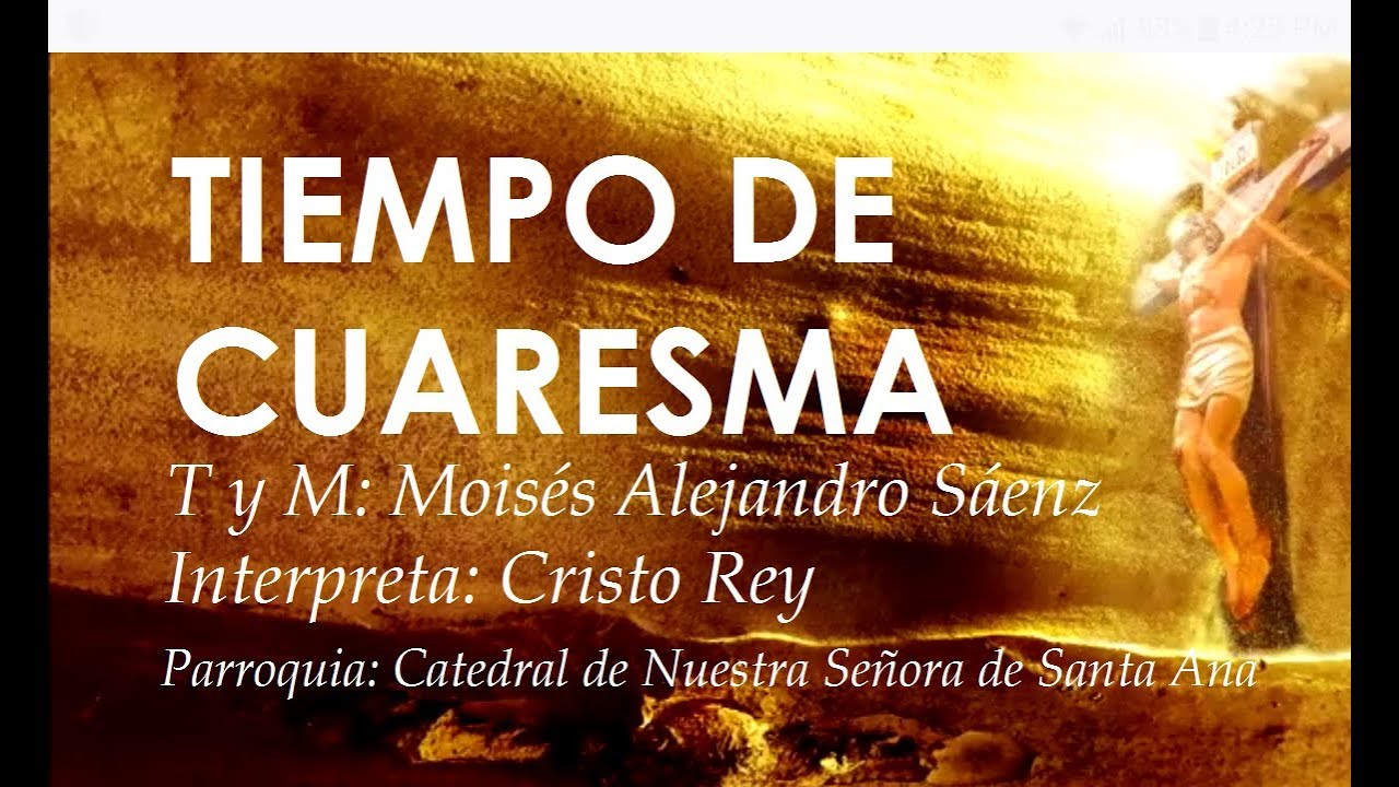 CANTO DE ENTRADA PARA CUARESMA - TIEMPO DE CUARESMA  - CANTOS DE CUARESMA