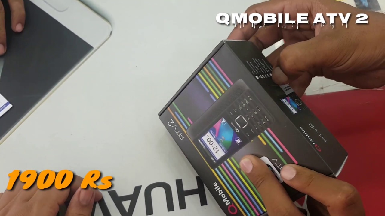 Qmobile Atv 2 unbxing big screen mobile tv hindi/urdu