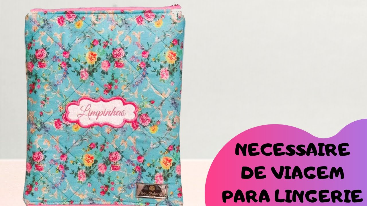 NECESSAIRE LIMPINHA E SUJINHA | FÁCIL |- PASSO A PASSO
