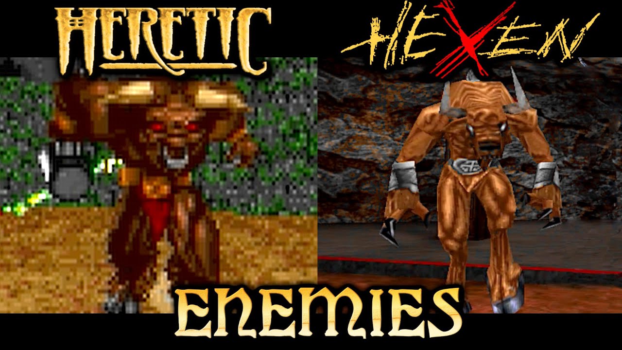 Все враги Heretic и Hexen (1994 - 1998)