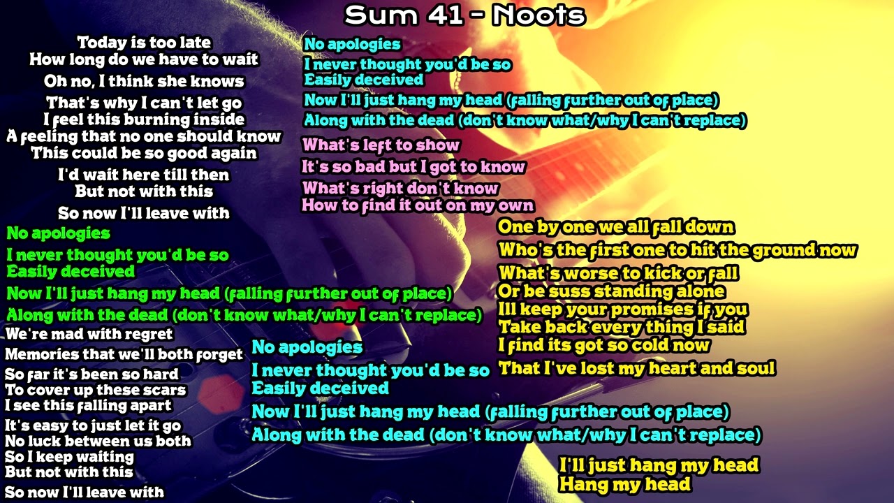 Sum 41 - Noots 10 Hours Extended
