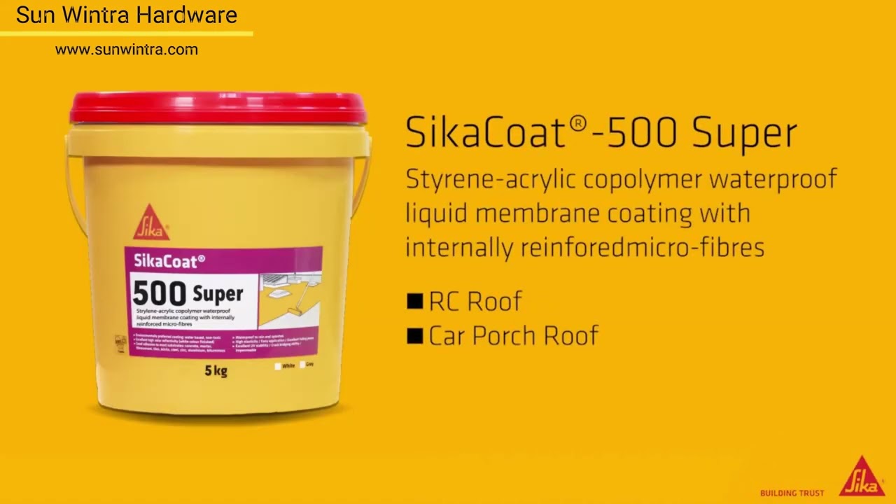 Sikadur®-20 Crack Seal & SikaCoat®-500 Super