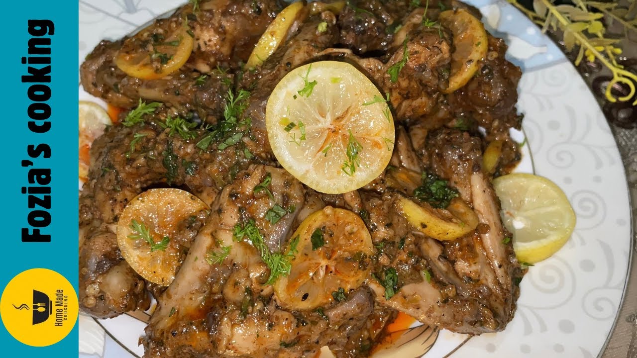Lemonade 🍋 Chicken Wings Recipe By Fozia&rsquo;s Cooking
