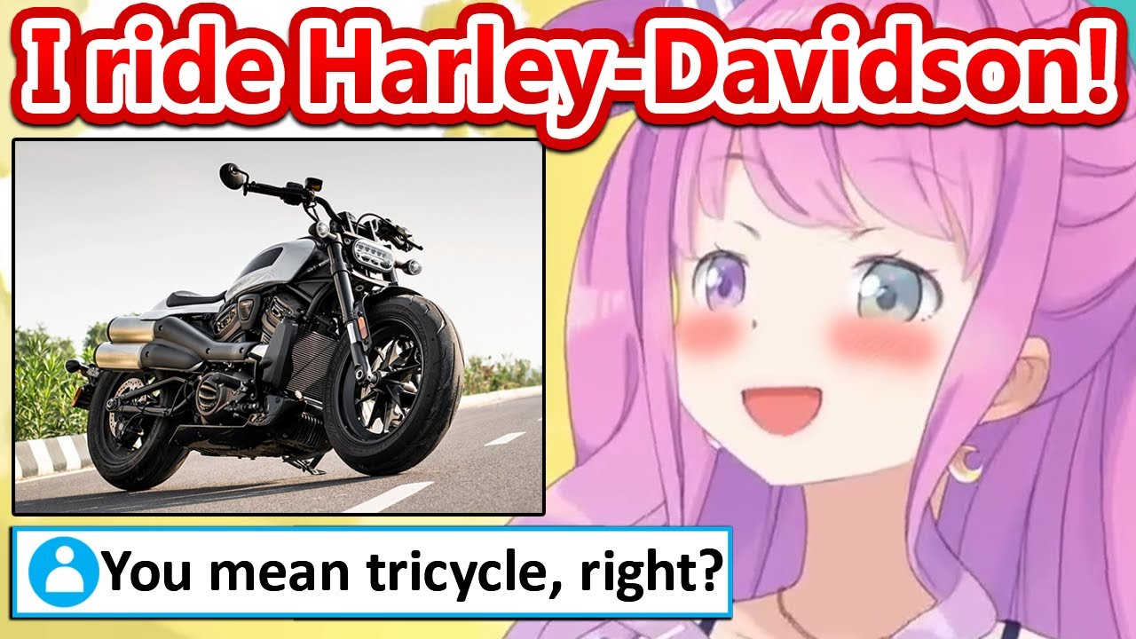 Зрители не могут поверить, что Луна ездит на Harley-Davidson в реальной жизни