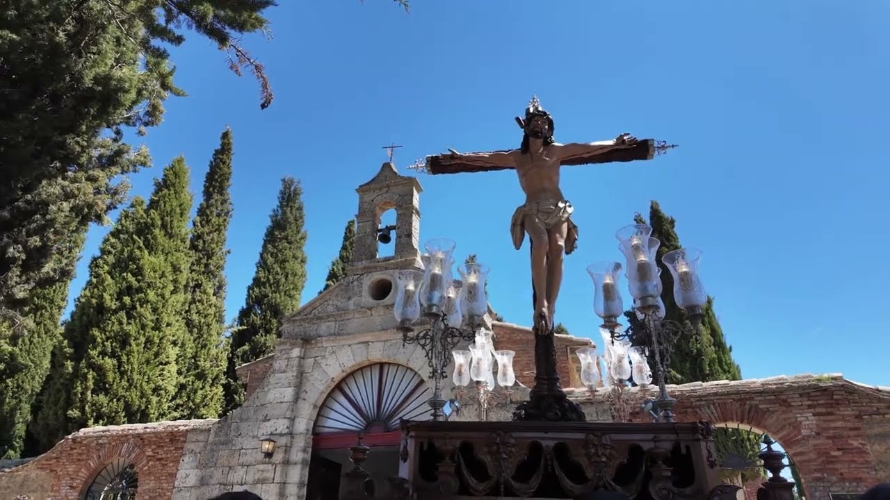 Un pequeño resumen de la procesión extraordinaria de la Pasión hasta el cementerio de Rioseco