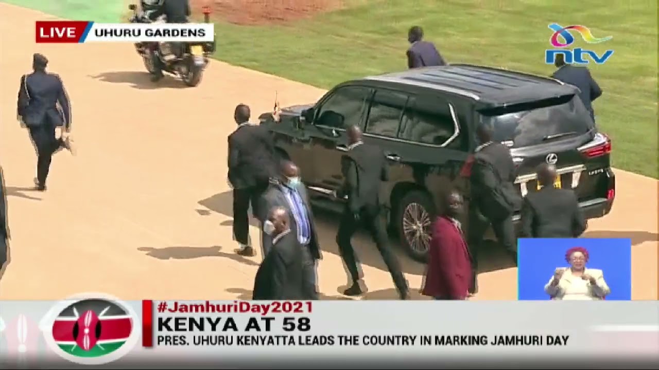 Pres. Uhuru Kenyatta, DP Ruto, Raila and other dignitaries leave Uhuru Gardens