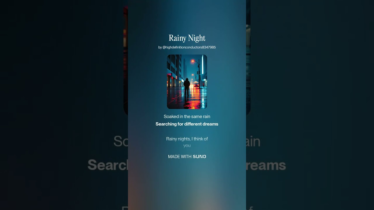 Rainy Night#music