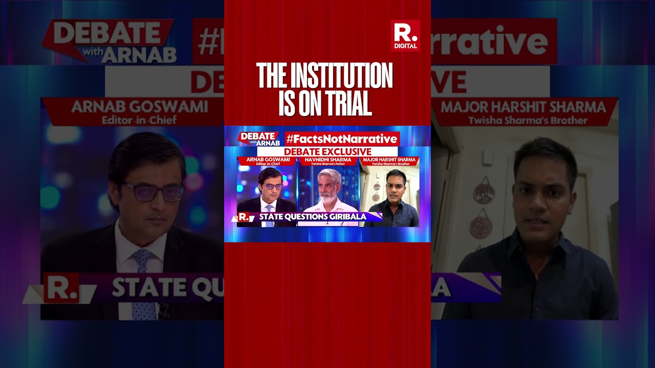 &lsquo;The Institution Is On Trial&rsquo;: Arnab On Why Judiciary Failed To Give Justice To Twisha Sharma