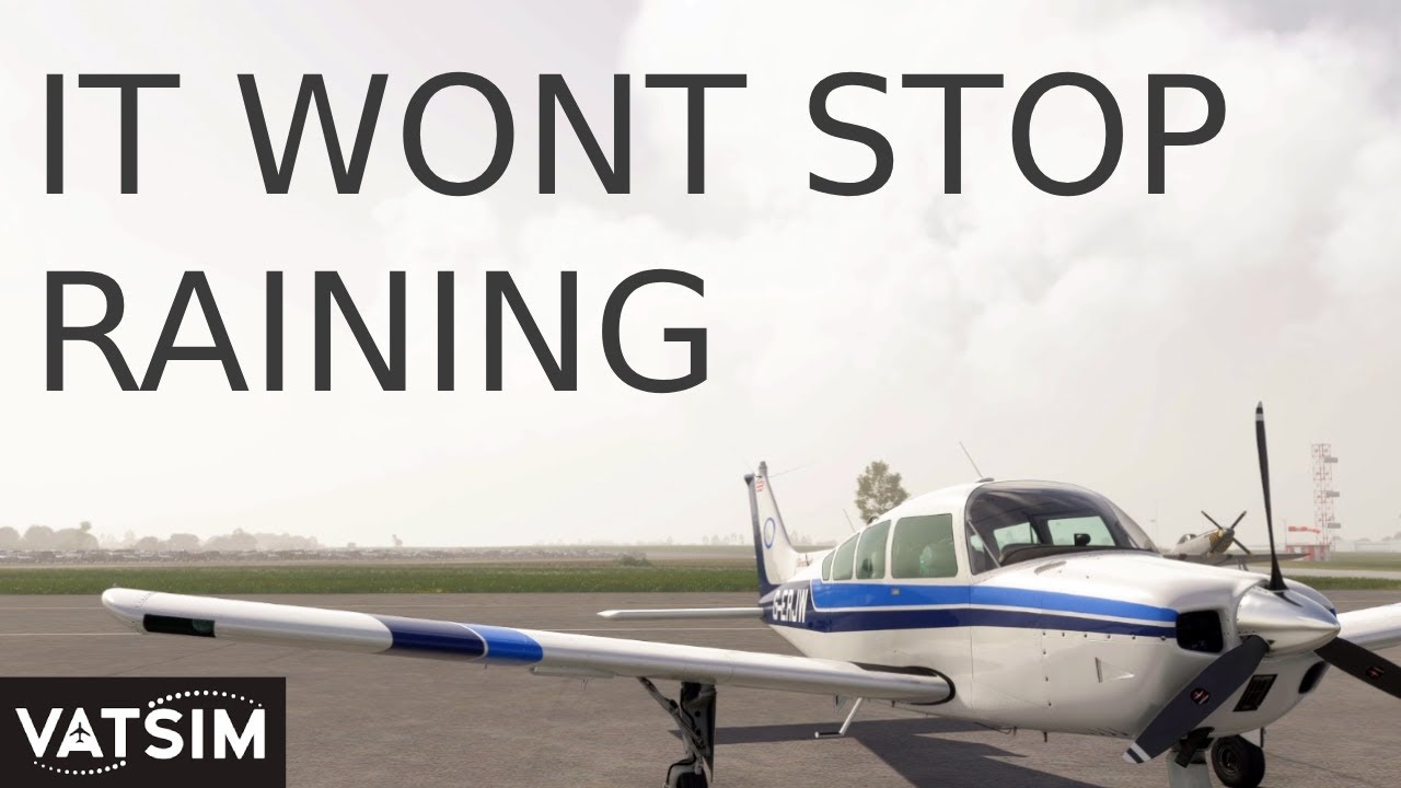 Will the rain stop me from flying VFR from Bristol to Cardiff in a Sierra on VATSIM?