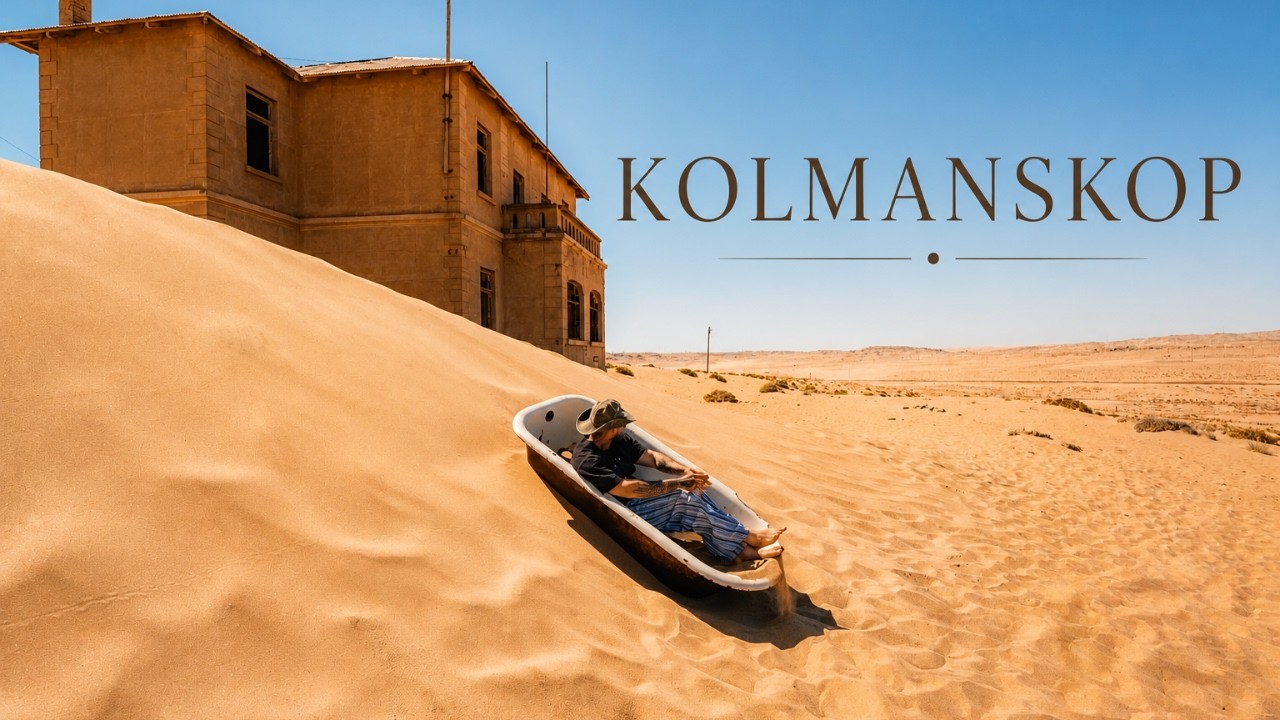 Dormindo no deserto da Namíbia em uma barraca no teto do carro