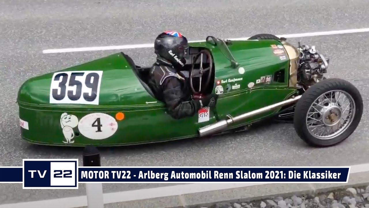 MOTOR TV22: Arlberg Automobil Renn Slalom 2021 - Die Klassiker auf der Strecke und im Interview