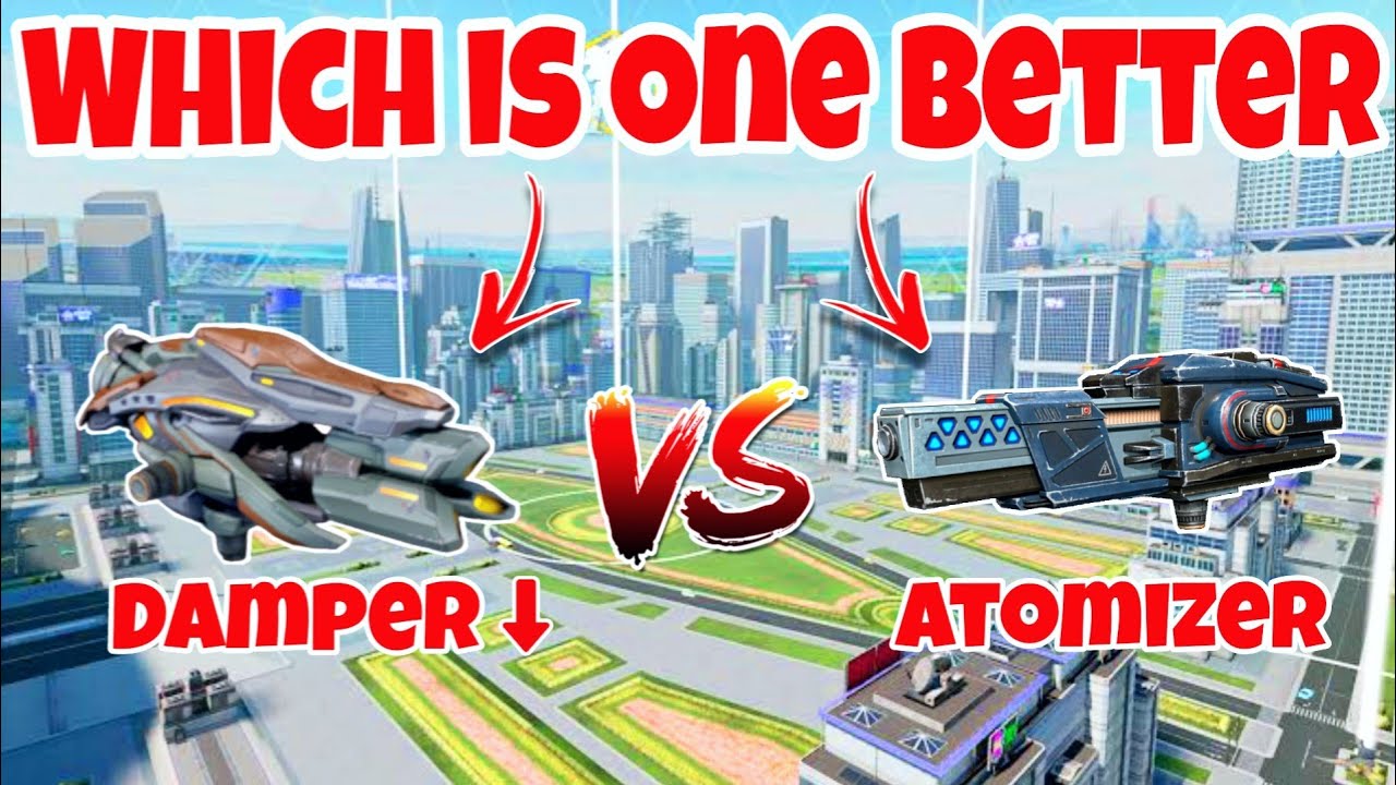 WR🔥[Nerf]Damper VS Atomizer Weapon Comparisons |WAR ROBOTS|