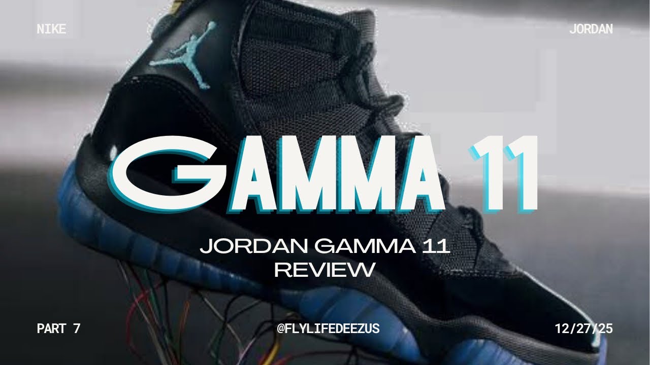 Jordan Gamma Blue 11 Quick review