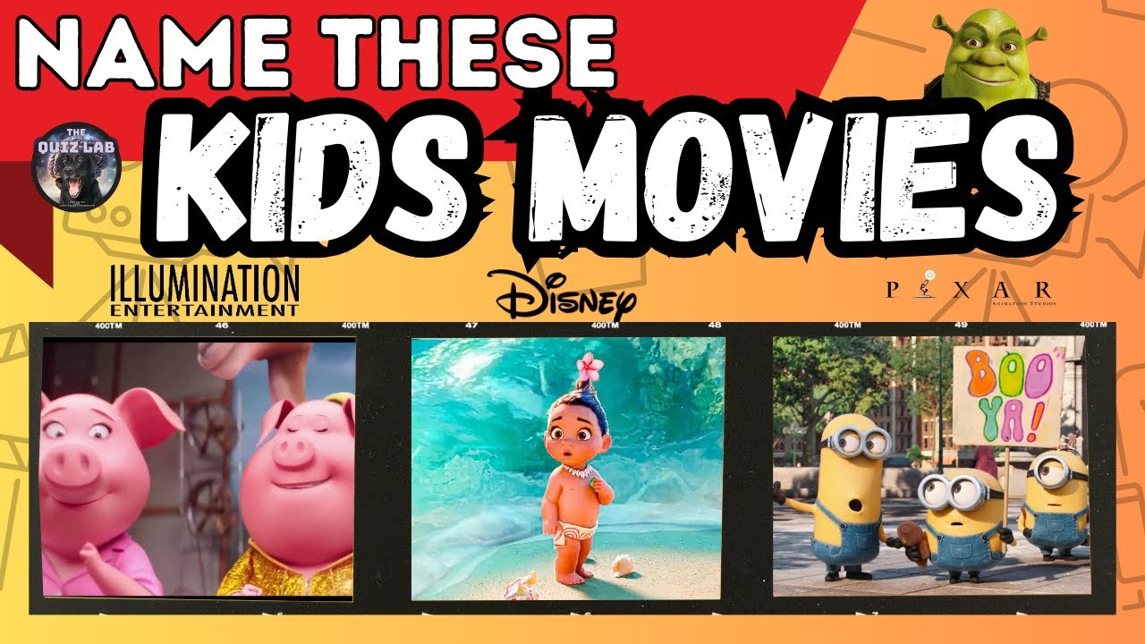 NAME THESE KIDS MOVIES || Disney - Pixar - Illumination QUIZ