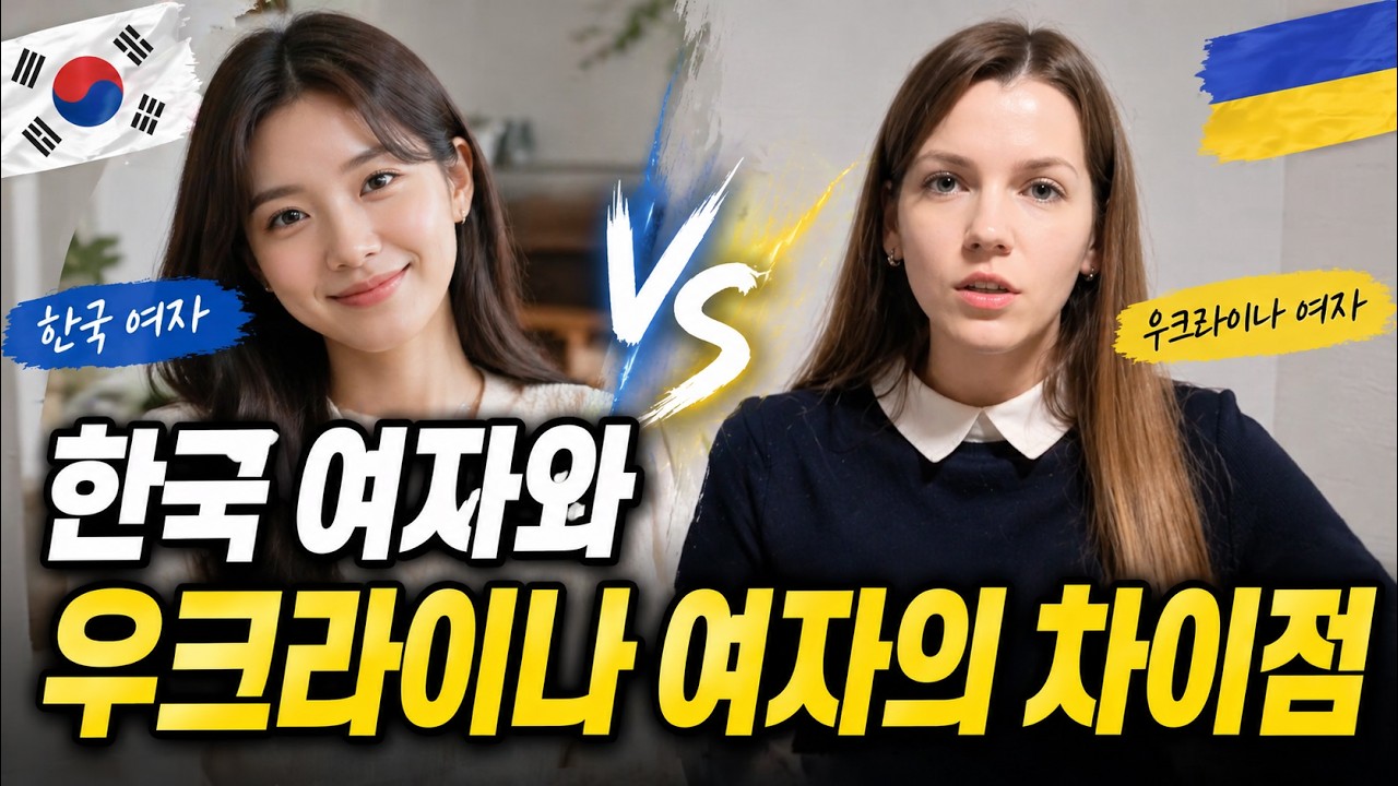 한국여자와 우크라이나 여자의 차이점