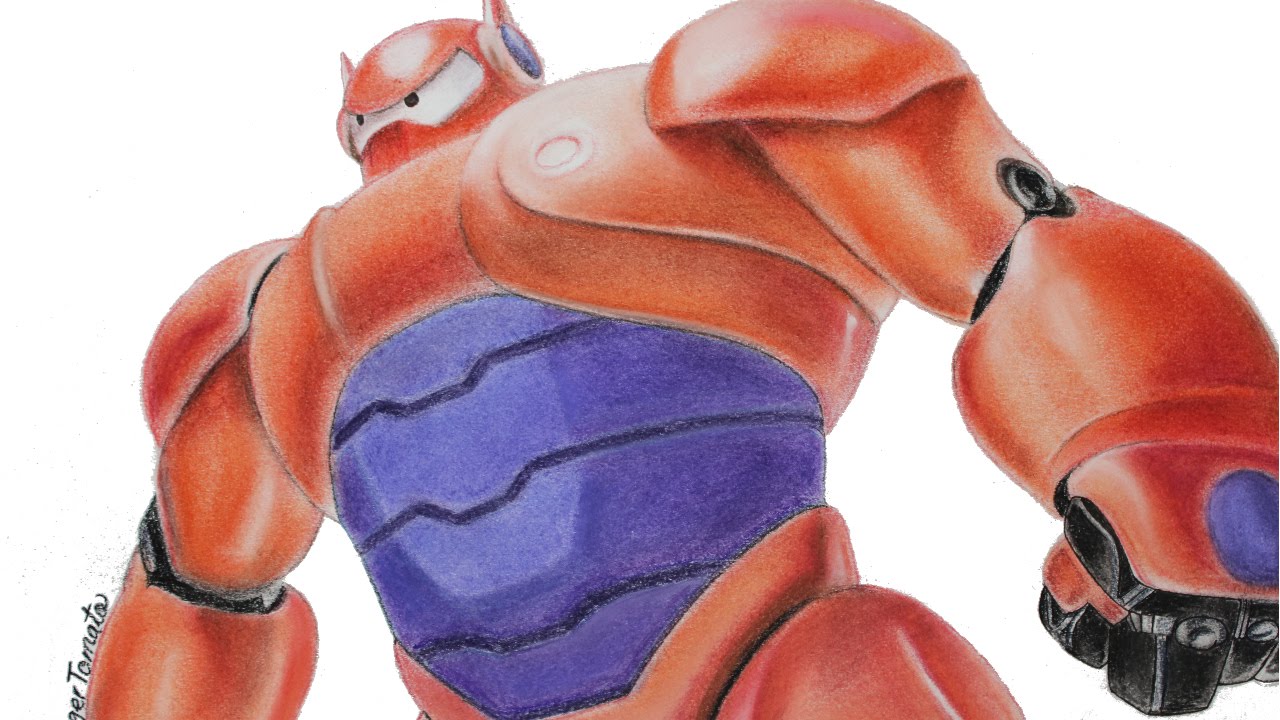 Speed Drawing - Baymax | Big Hero 6 | Disney by Tiger Tomato