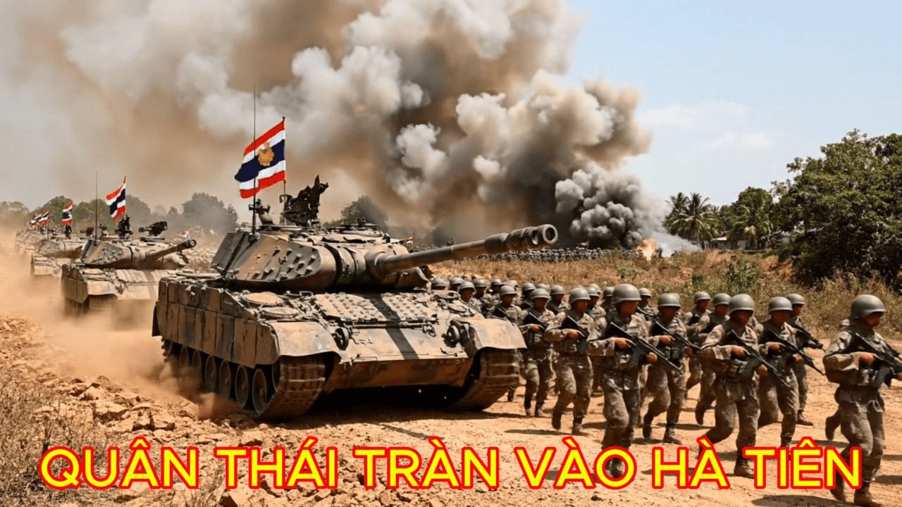 400000 Quân THÁI LAN Áp Sát Hà Tiên - Lữ Đoàn Hải Quân Số 8 Ứng Chiến