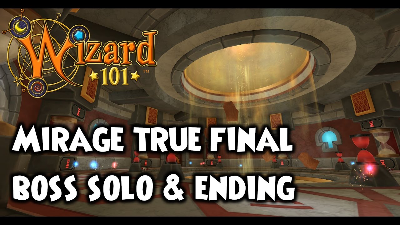 Wizard101 - Mirage True Final Boss Solo & Ending *SPOILERS*