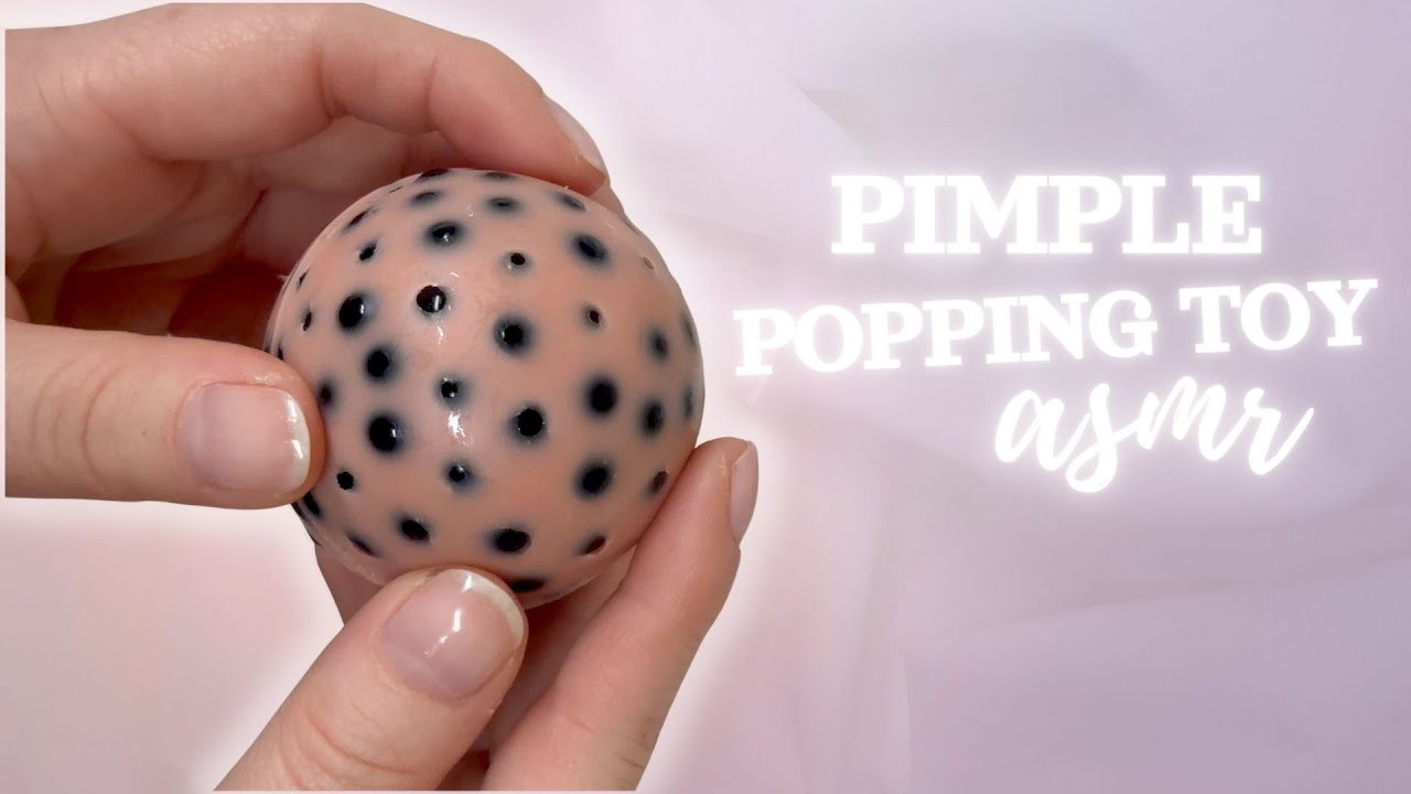 Satisfying Pimple Popping Toy ASMR | Water Bead Picky Pad Orb | Simulated Pimple Pops