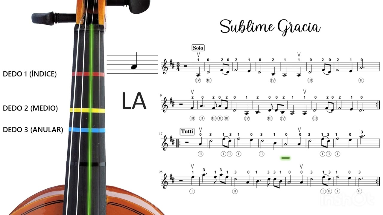 Sublime Gracia - Violín en Re