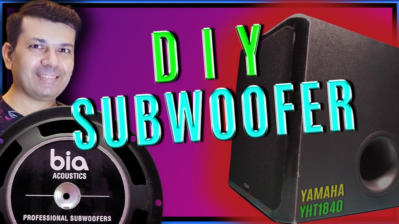 How to Fix Yamaha 6.5 Inch Subwoofer | YHT 1840 | DIY