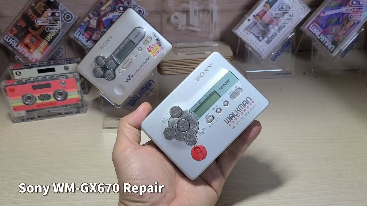 Sony WM-GX670 Repair Cassette Player Walkman
