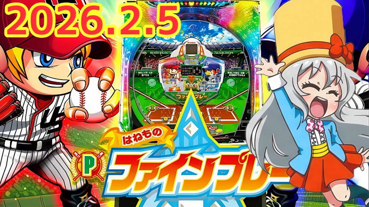 パチンコ実戦生配信【はねものファインプレー】ライブ配信中！