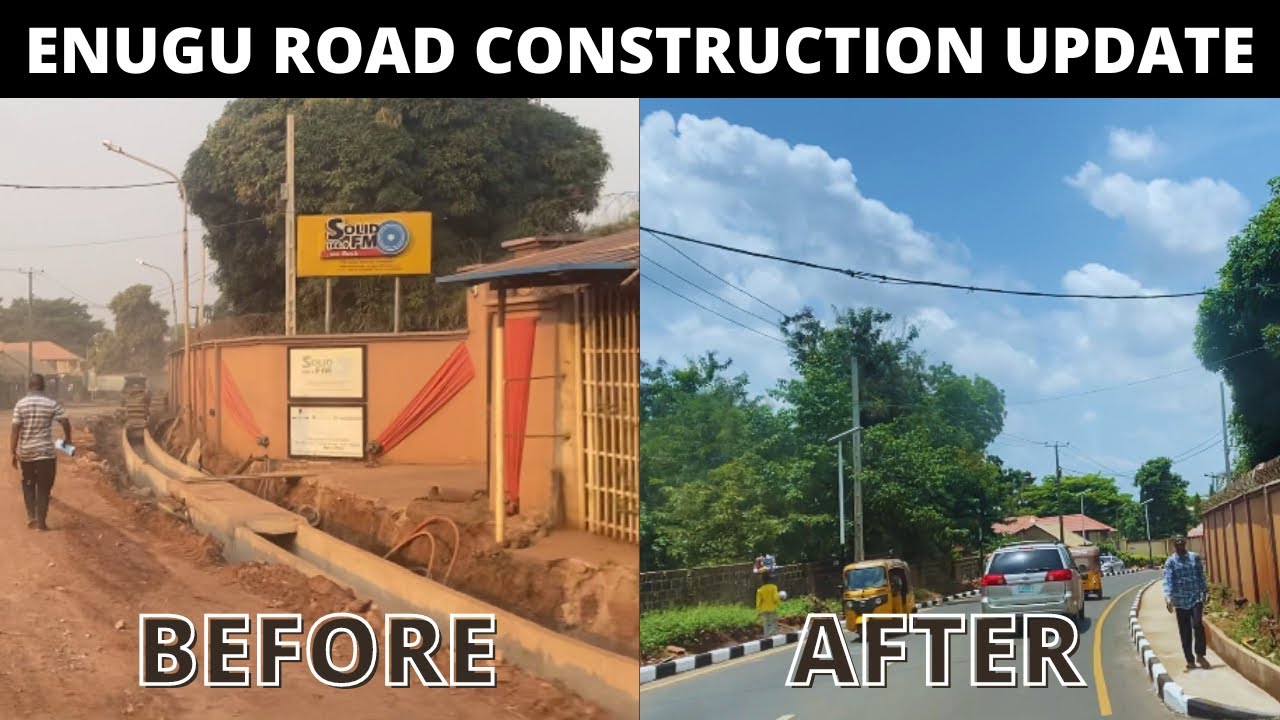 Road Construction from ShopRite to Dhamija Trans Ekulu | See What the Trans Ekulu Bridge looks now