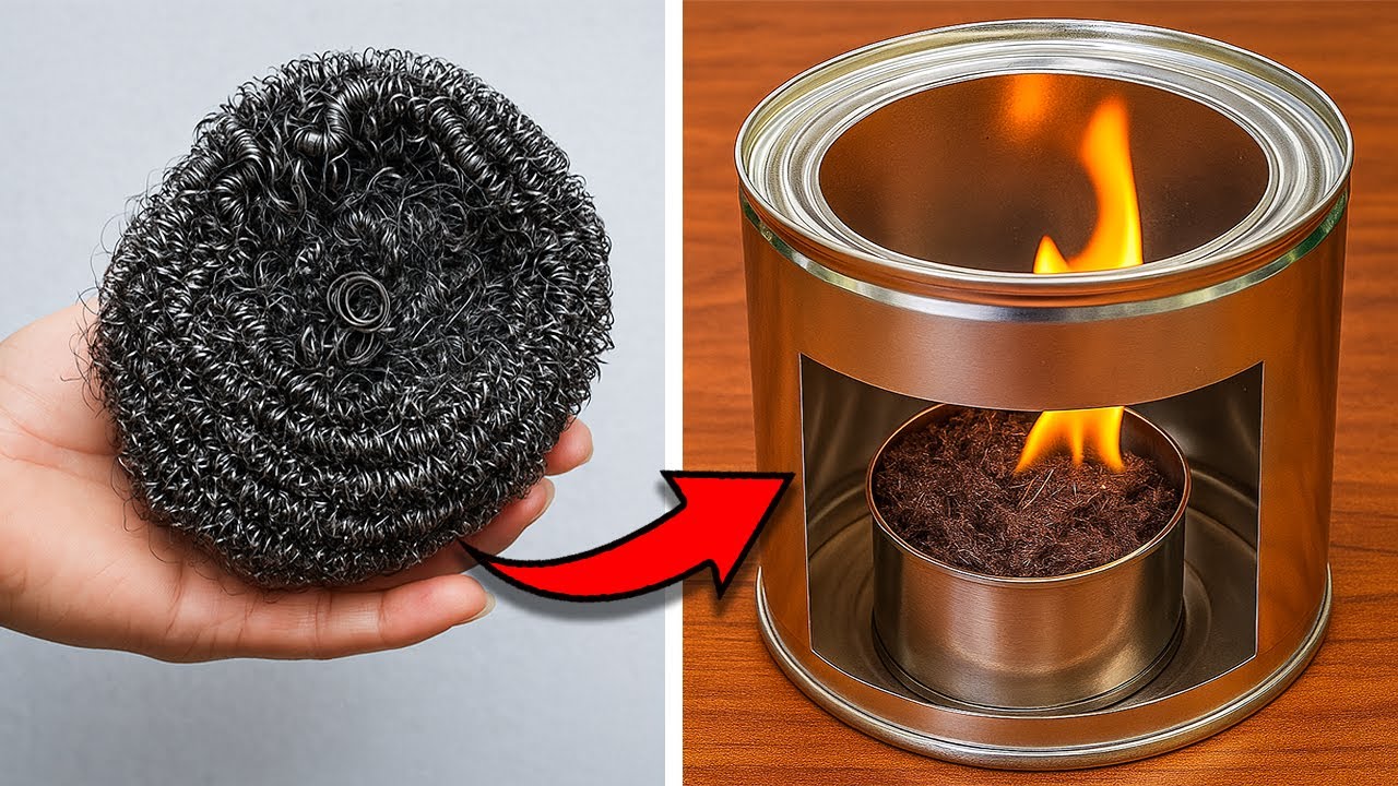 From Styrofoam and Tin Cans | Build a Simple Rocket Stove &mdash; No Gas, No Wood Needed!