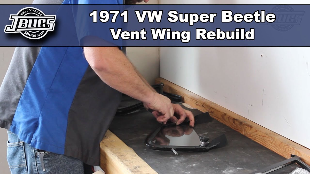 JBugs - 1971 VW Super Beetle - Vent Wing Rebuild