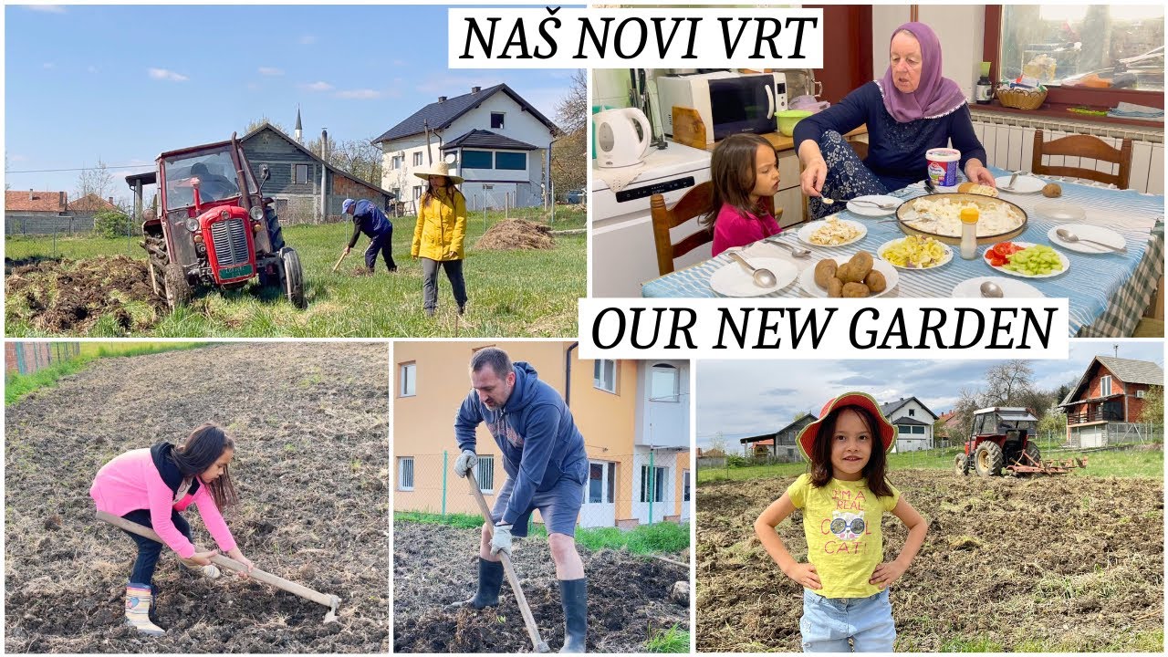 Priprema naše nove bašte| Preparing our new garden